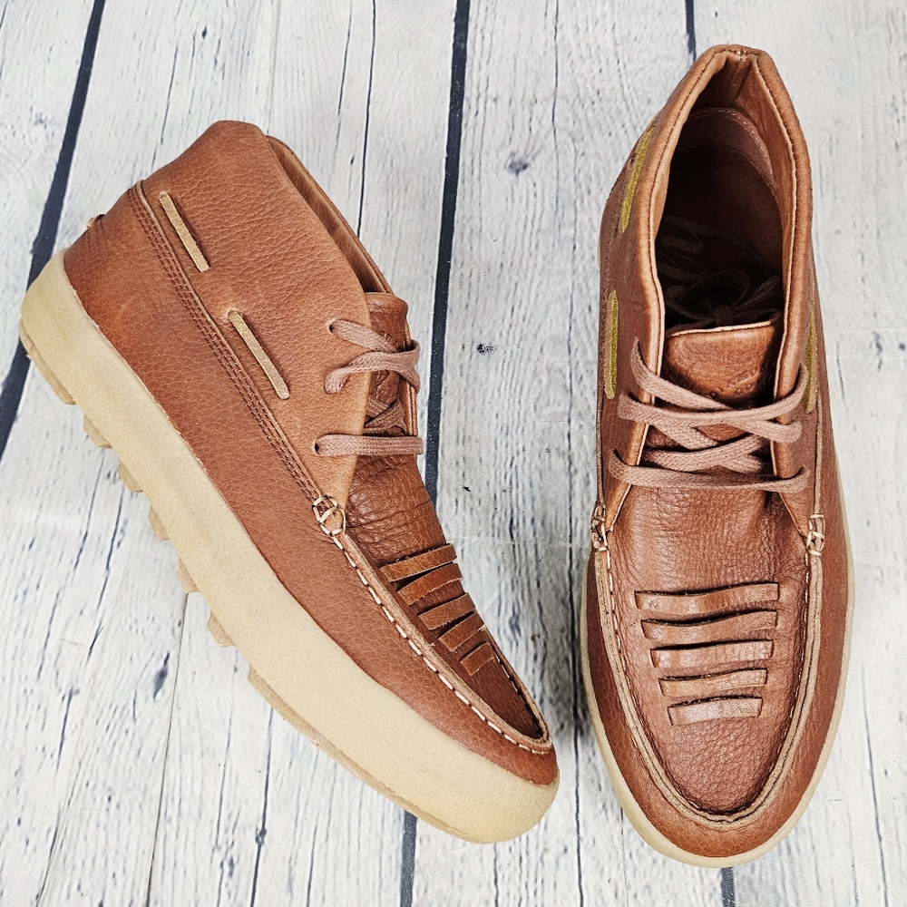 DIAMOND SUPPLY CO. | Trail Moc leather laceup boat style shoe sneakers
